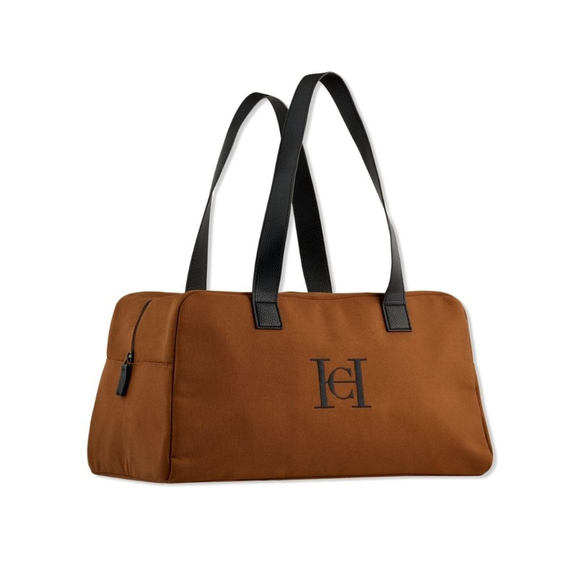 Carolina Herrera Bad Boy Duffle/travel/ gym Bag Brown/Black